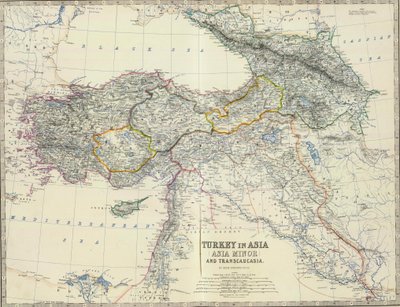 Turkey in Asia, Asia Minor, and Transcaucasia by Alexander Keith Johnston